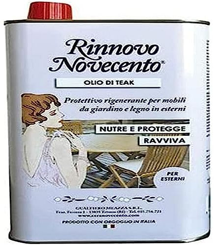 Cera Novecento 9011 Rinnovo Olio di Teak, Neutro, 1 litro
