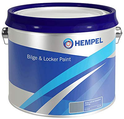 Hempel Bilge & Locker - Mid Grey - 2.5L - Boat Paint for Bilge & Lockers