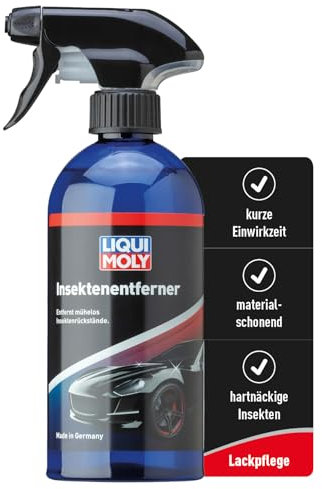 LIQUI MOLY Insektenentferner Auto, Art.-Nr. 1543 I 500 ml Insektenreiniger zur schonenden Beseitigung hartnäckiger Rückstände I Ideal zur Vorbehandlung vor Wagenwäschen I Hohe Materialverträglichkeit