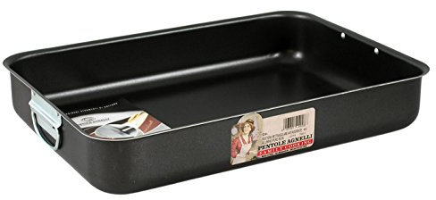 Pentole Agnelli COFA45040 Family Cooking Rame e Pasticceria Lasagnera Alluminio Antiaderente, 40 cm