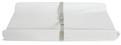 Munchkin Secure Grip Baby Diaper Changing Pad for Dresser, Waterproof and Wipeable, Contoured, Standard Size (14.75 x 31), White