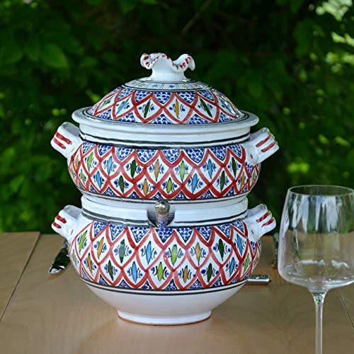 CousCous-Topf Bakir, rot, klein