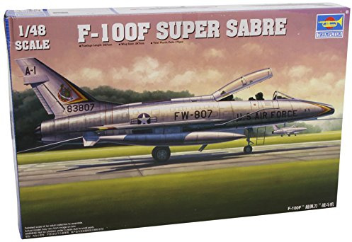 Trumpeter 1/48 F100F Super Sabre Fighter Model Kit