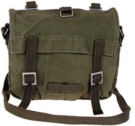 BW Messenger Bag Combat, klein Oliv Stonewashed