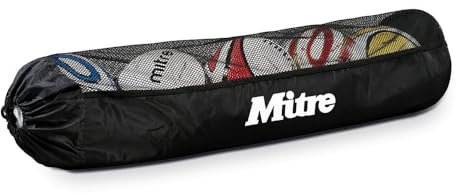 Mitre Borsa tubolare da calcio, taglia unica, colore nero