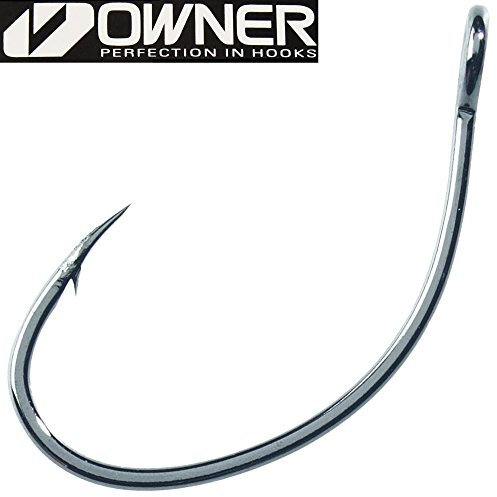 Owner S61 Seatrout Haken schwarz - Angelhaken zum Meerforellenangeln, Meereshaken zum Spinnfischen, Einzelhaken für Meerforellen, Größe/Packungsinhalt:Gr. 3/0-7 Stück