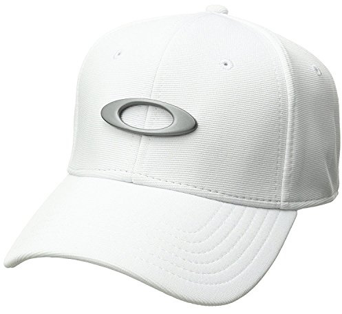 Oakley Apparel and accessories Herren Stretch Fit Hats TINCAN Cap, White/Grey, L/XL, 911545-105