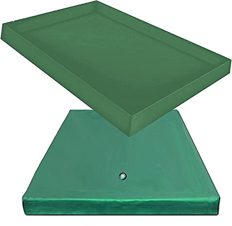 Hardside Wasserbetten Wasserkern Wasserbettmatratze Wasserbett Matratze Mono UNO + Sicherheitswanne Auslaufwanne Wanne Standup Liner Safety Liners (200 x 220 cm F4)