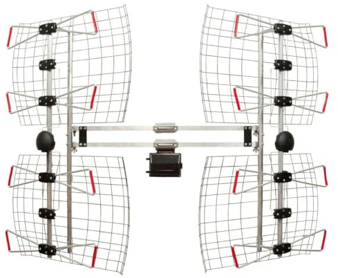 Antennas Direct 8-Element Bowtie UHF Outdoor HDTV Antenna, Multi-Directional, 70+ Mile Range, 4K 8K UHD NEXTGEN TV – w/All-Weather Mounting Hardware