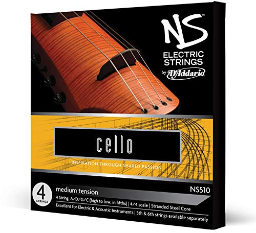 D'Addario NS Electric 4/4 Scale Medium Tension Cello String Set