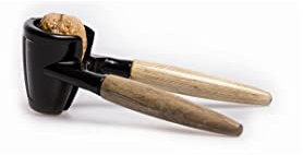 VENTEO Casse Noix en Métal et Bois Robuste | Pince Cuisine Ergonomique et Antidérapante pour Fruits à Coque | Outil Casse tete Multifonction Résistant pour Décortiquer Noisettes et Noix de Macadamia