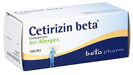 CETIRIZIN beta Filmtabletten 100 St
