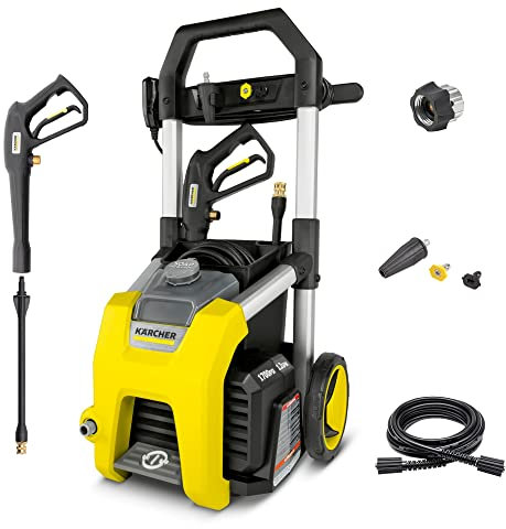 Karcher K1700 Electric Power Pressure Washer 1700 PSI TruPressure, 3-Year Warranty, Turbo Nozzle Included