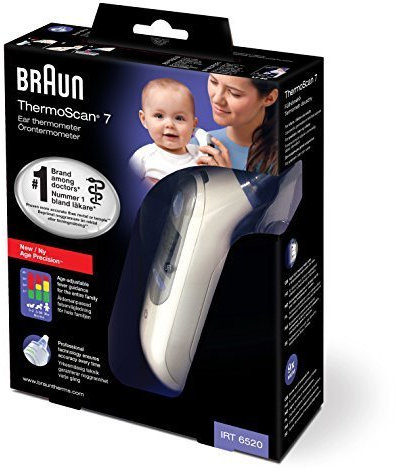 Braun Thermoscan 7 IRT6520 Thermometer - Age Precision - Pack of 1 by Braun