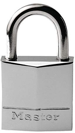 Master Lock 639EURD Lucchetto Marino a Chiave, Grigio, 5 x 3 x 1.2 cm