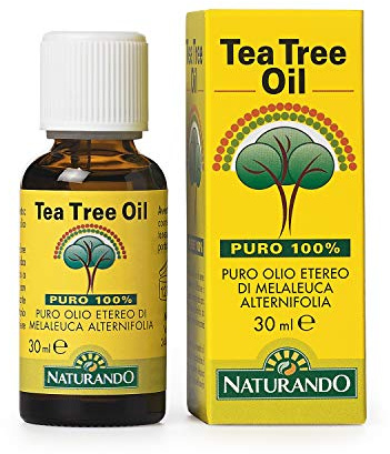 Naturando Tea Tree Oil 30 ML Puro Olio 100% di Melaleuca Alternifolia