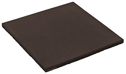 FATMOOSE Sicherheitsmatte SoftSafe L Fallschutzmatte Gummimatte, 50x50x2,5cm, schwarz, Gummi