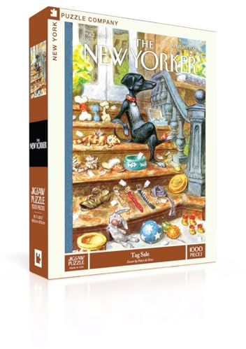 New York Puzzle Company - New Yorker Tag Sale - 1000 Piece Jigsaw Puzzle