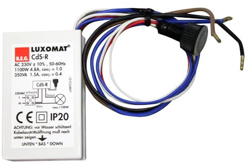 Beg det.mov/pres-i.crep Dämmerungsschalter, CDS-R, Weiß