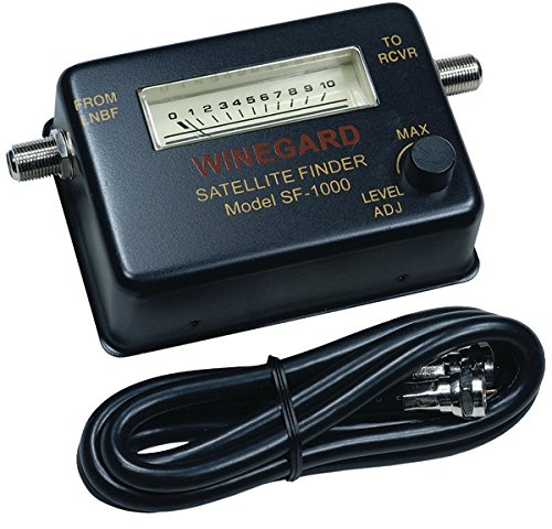 Winegard SF-1000 Satellite Finder Meter, 7.25 x 4.25 x 1.75
