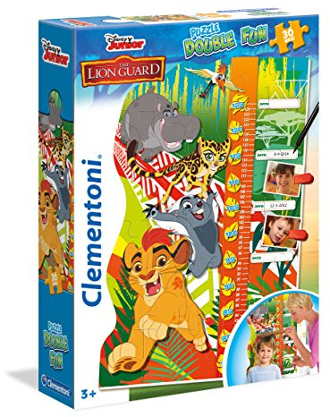 Clementoni 20317 - Puzzle Maxi Double Fun Lion Guard, 30 Pezzi
