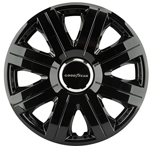 Goodyear Radzierblenden Flexo, Radkappen, 13 Zoll, schwarz, 4 Stück, flexibles Material, für den perfekten Alufelgen-Look