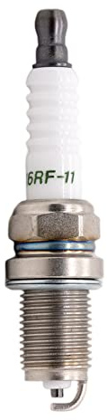 TORCH K6RF-11 Zündkerze Ersetzen für NGK 2756/BKR6E-11, für CHAMPION RC9YCN4/RC9YCC4/OE024/T10, für DENSO Q20U11/K20PRU11,für BERU 0002335708, Nickel-Mittelelektrode, Fester SAE-Anschluss