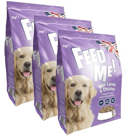 HiLife FEED ME! - Complete Dry Dog Food - Lamb Chicken Tomato Vegetables - Soft, Moist & Meaty, 6kg