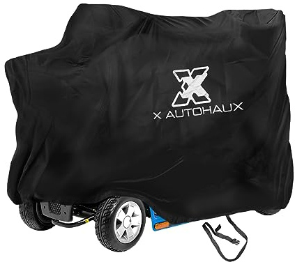 X AUTOHAUX Funda de poliéster 190T para Scooter de Movilidad para Motocicleta