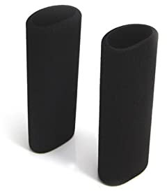 Alchemy Parts Weiche Motorrad-Schutzbezüge aus Schaumstoff, für BMW, Suzuki, Yamaha, Triumph, Anti-Vibrationskomfort, 1 Paar