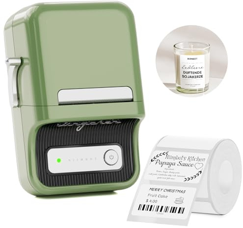 NIIMBOT B21 Label Maker Thermal Label Printer, Good Idea for Home Organization Office Business, 50x30mm Label-230Pcs