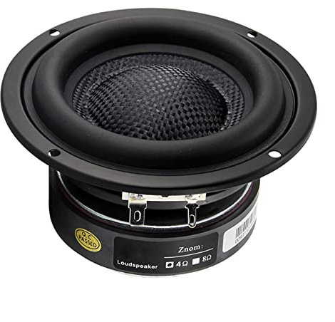 Generico WSF-Speaker, Subwoofer Altoparlante for Basso da 4 Pollici 50W 4ohm 8ohm Subwoofer Auto Audio Audio Fibra di Vetro Intrecciata Bass Altoparlante a Bassa frequenza Bookshelf Altoparlante