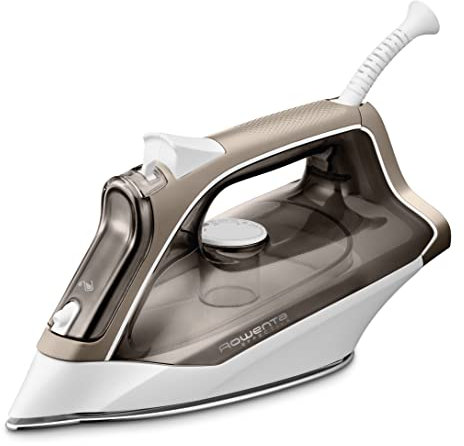 Rowenta Effective DX1635 Plancha de vapor 2400 W , golpe de vapor de 120 g/min, ajustes fáciles de usar, vapor automático, Autosteam, suela Microsteam 300 de acero inoxidable (Reacondicionado)