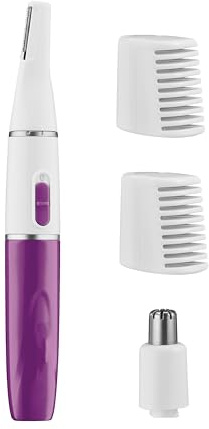Conair All-in-1 Facial Hair Trimmer for Women, Perfect for Face, Ear/Nose and Eyebrows, Battery-Powered