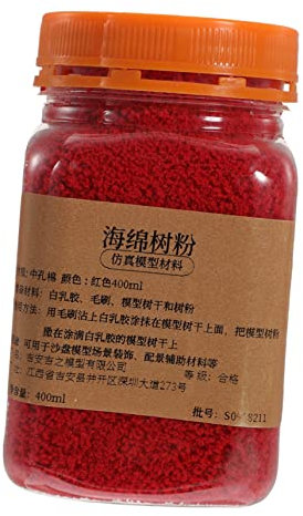 UKCOCO Materiale Di Base Per Scenografie Vegetazione Statica e Sparsa Fibra Di Spugna Per Modelli in Miniatura Per Tavoli Da Sabbia Fai Da Te e Micropaesaggi