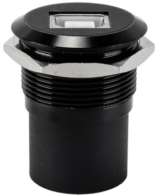 Orivin Adaptador de impresora fijo roscado USB B a USB 2.0, conector redondo de montaje en panel tipo B hembra a USB 2.0 hembra, para impresora y escáner