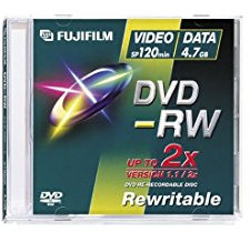 Fuji DVD -RW Rohling 4.7GB Jewel Case