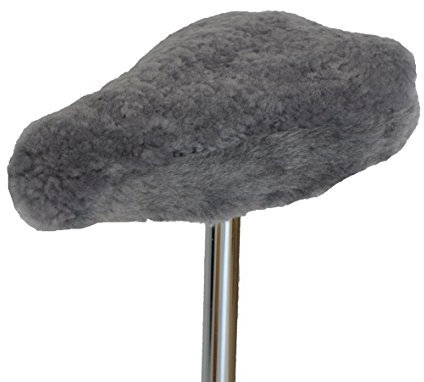 Leibersperger-Felle Sport/Trekking Fahrradsattelbezug/Fahrradsattelüberzug für Seller Royal Oberteil aus Lammfell (Taubenblau) Direkt vom Hersteller