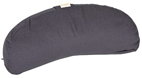 Yogabox Yogakissen Halbmond BASIC, grau