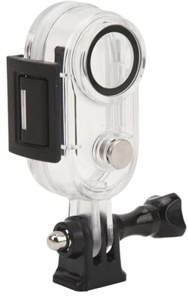 GO 3 Action Camera Waterproof Housing Case with Anti Drop Rope, Durable Shell, 60m Underwater Protection, HD Optical Lens for Water Sports, Aerial Photography