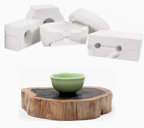 1 juego de herramientas de cerámica para formar moldes de yeso hechos a mano para decoración del hogar, mini recipiente para tazas de té