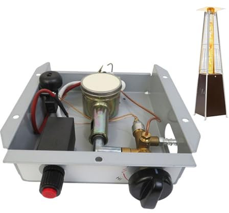 frides Kit De Repuesto De Módulo De Quemador De Calentador De Patio De 47000 BTU, 4 Bolt Pirámide Calentador De Patio Piezas De Repuesto del Quemador
