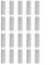 Lot de 20 clips de fixation pour bâche de serre pour une forte tenue sur différentes tailles de tuyaux, filets, tunnels, clips (32 mm)