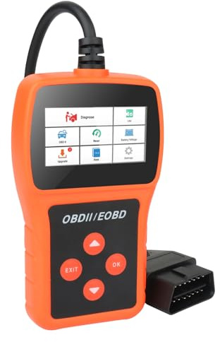 WEILE Herramienta de diagnóstico OBD2, Lector de códigos de Falla del Motor, Dispositivo de diagnóstico automotriz con definición DTC 10 Idiomas para automóviles Desde 1996 en adelante