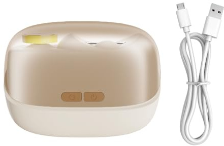 elettrico - LED ricaricabile a 2 velocità, rifinitore automatico, strumento per la cura delle unghie, bambini anziani con testina lucidante morbida | Lucidatore per la cura delle unghie d