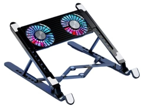 Laptopkylare Laptopkylare Aptop Fläkt 7 Justerbara Hastigheter For 17-tums Datorer Och Surfplattor Stativ(Black)