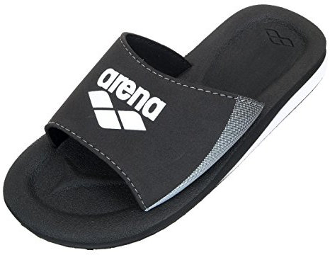 Arena Ciabatte Piscina Beat Nero-Bianco, Nero-Bianco, 37