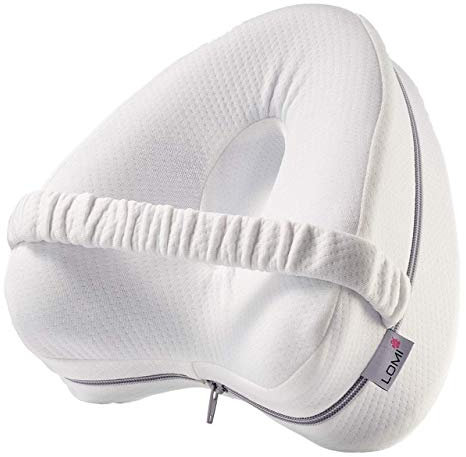 Curatherm Kniekissen für Seitenschläfer – Orthopädisches Kissen Memory Foam Kissen für Knie, Beine & Hüfte – Ergonomisches Seitenschläfer Kissen für besseren Schlaf – Schwangerschaft Kissen