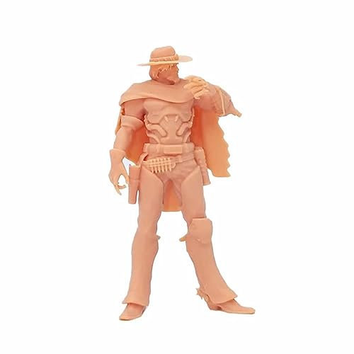 ZEDACAKAI 1/35 Figura Zio che fuma in un cappello Modello Miniatura bisogno di essere colorato da te stesso No3