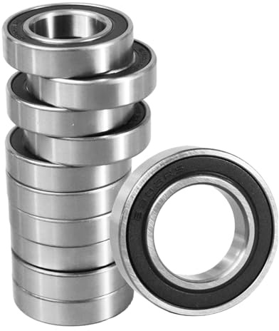 Flewdart 10 st 6903 2RS kullager 17 x 30 x 7 mm, 6903-2RS 6903RS förseglade kolstål för maskiner och verktyg (6903-2RS 10 st)